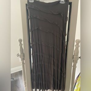 Chocolate brown ankle length INC skirt. Gently worn only a few times. no stains